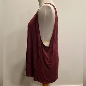 Dark Red Tank Top